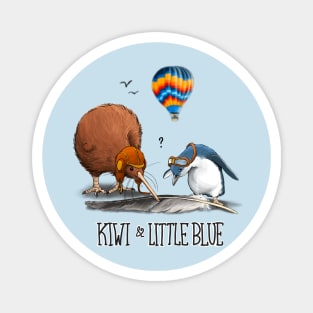 Kiwi & Little Blue Magnet